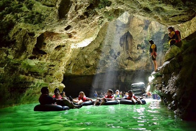 1 day Yogyakarta Tour Jomblang cave and Pindul Cave tubing - Stop 1: Jomblang Cave Rappel Into the Sinkhole Sun