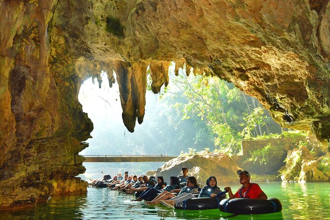 1 day Yogyakarta Tour Jomblang cave and Pindul Cave tubing - Stop 2: Pindul Cave Tubing for a Calmer Pace