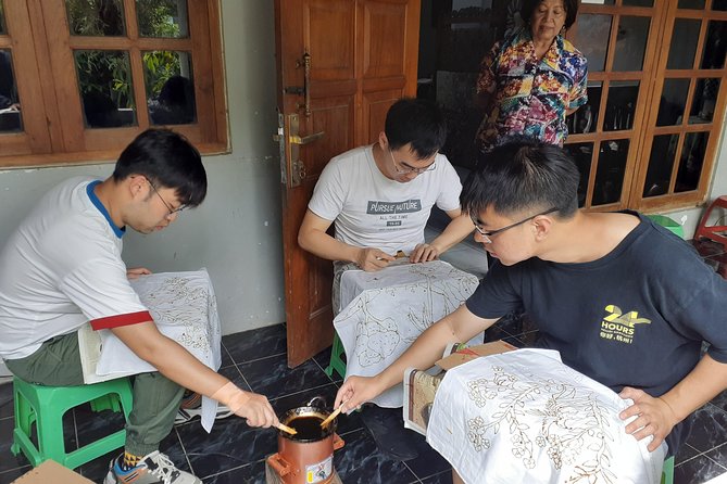 Batik Master Class with Full Process - What you take home: handkerchief size vs tote bag