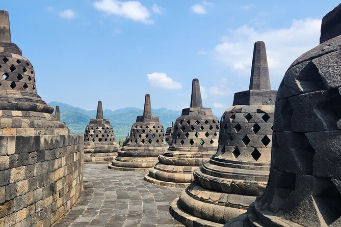 Borobudur Full Climb Up and Prambanan All Ticket with Guided Tour - Prambanan temples and sunset: the best way to end the day