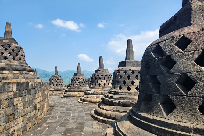 Borobudur Full Climb Up and Prambanan All Ticket with Guided Tour - Tickets, mobile access, and what the price covers