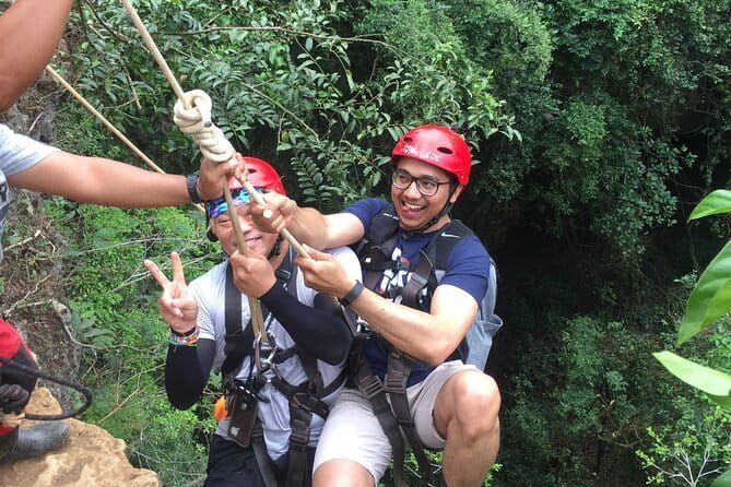 Mount Merapi Sunrise , Jomblang cave and Pindul Cave Tour - Pindul Cave tubing on a donut boat in the Oyo River