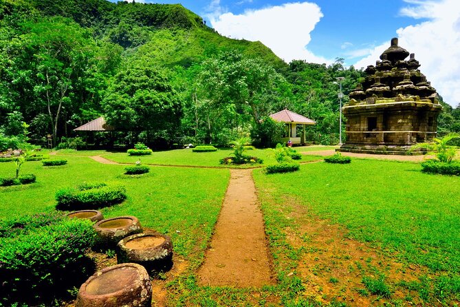 Selogriyo Temple and Trekking Java Rice Terraces, hidden waterfall -Nature Java - The Selogriyo Temple trek: rice terraces, village paths, and a 9th-century candi