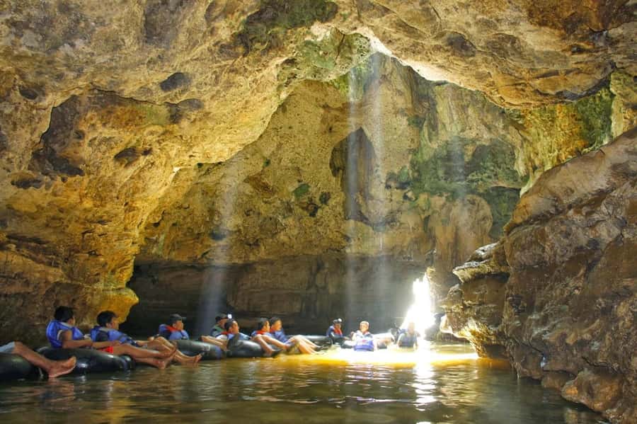 Yogyakarta : pindul cave, oyo river & timang beach adventure - The big idea: cave rays, river fun, and a beach island crossing