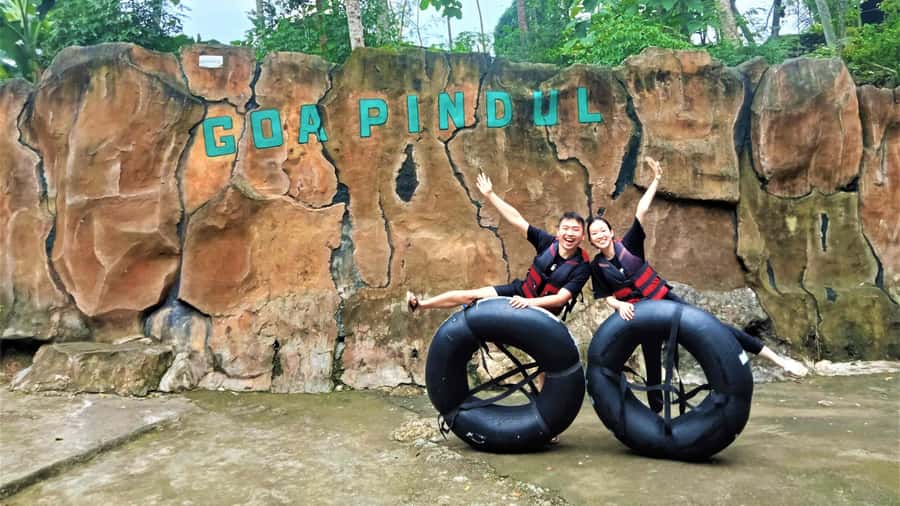 Yogyakarta: Pindul Cave Tubing and Oyo River Tubing - Oyo River Tubing: Clear Water, Downstream Flow, and a Waterfall Moment